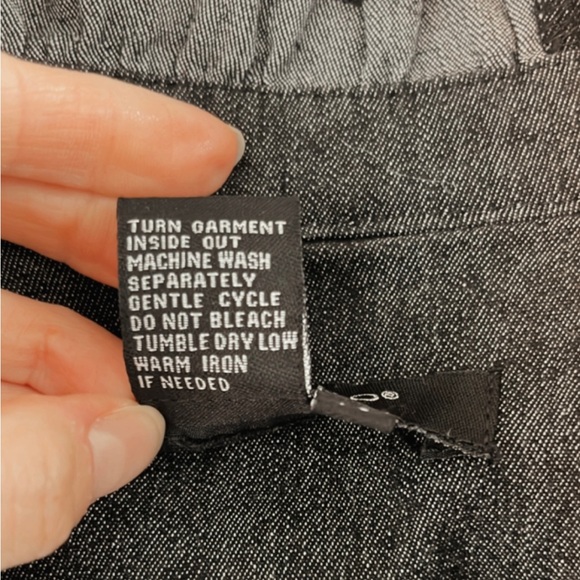 Sandro Denim Ruffle Jacket Tweed Pattern Women’s Petite Large Quiet Luxury - Picture 14 of 16